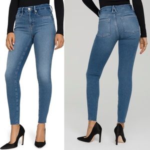 Good American Good Legs Skinny Jeans, Size 14, BLUE655